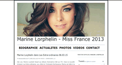Desktop Screenshot of marinelorphelin.com